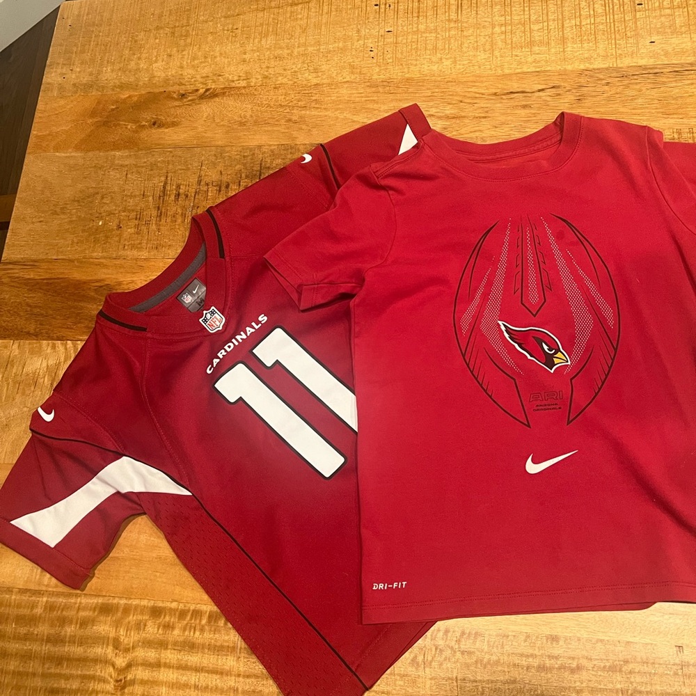 Nike Kids Red Cardinals Jersey and T-Shirt Set
